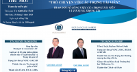 Virtual Webinar:  Arbitrator and Procedure in Arbitration